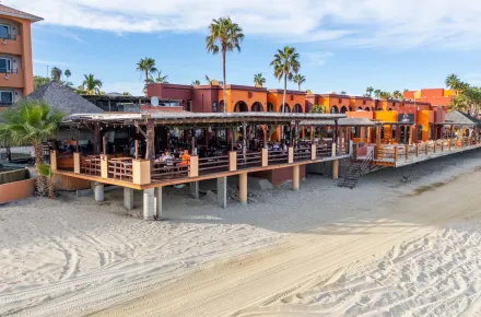 Bay View Restaurant at Hotel Palmas de Cortez.