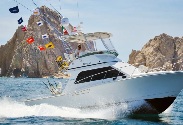 Van Wormer Resorts Super Panga fishing boat.
