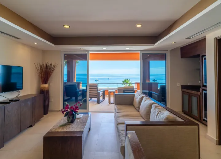 Three-bedroom suite at Hotel Palmas de Cortez.