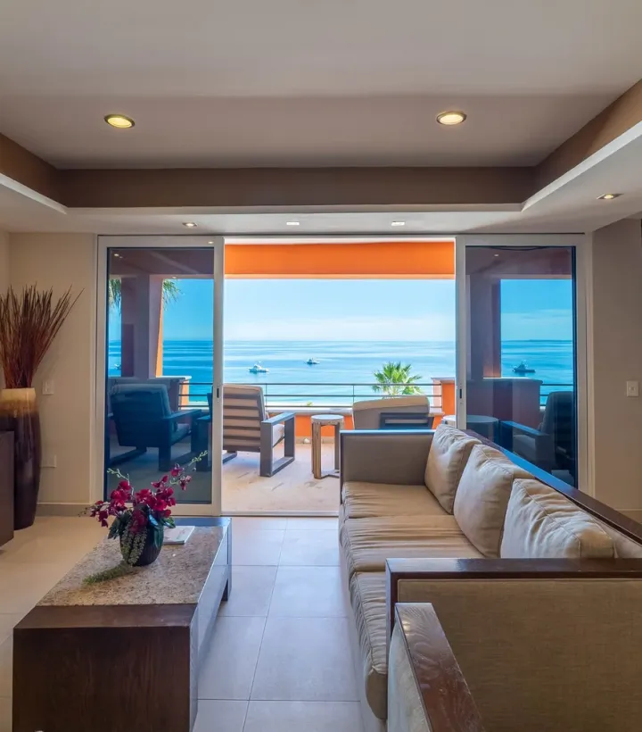 Suite accommodations at Hotel Palmas de Cortez.