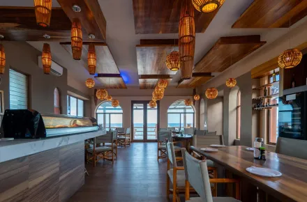 Umi Sushi restaurant at Van Wormer Resorts.