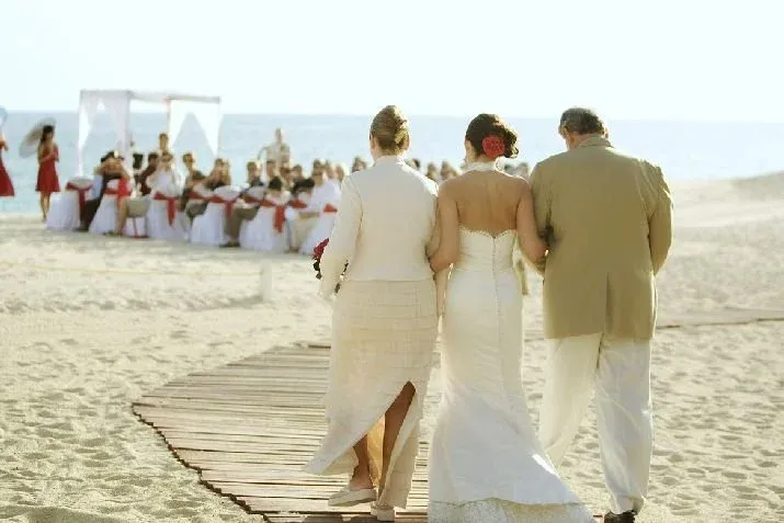 Wedding reception at Van Wormer Resorts.
