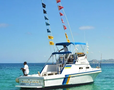 Fresh Catch sportfishing boat.