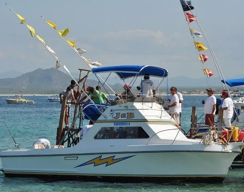 J&B sportfishing boat.