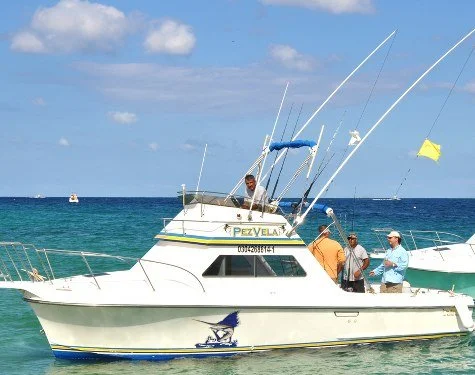 Pez Vela sportfishing boat.