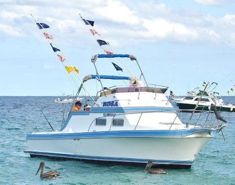 Rosa sportfishing boat.