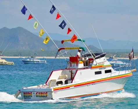 Rude Girls sportfishing boat.