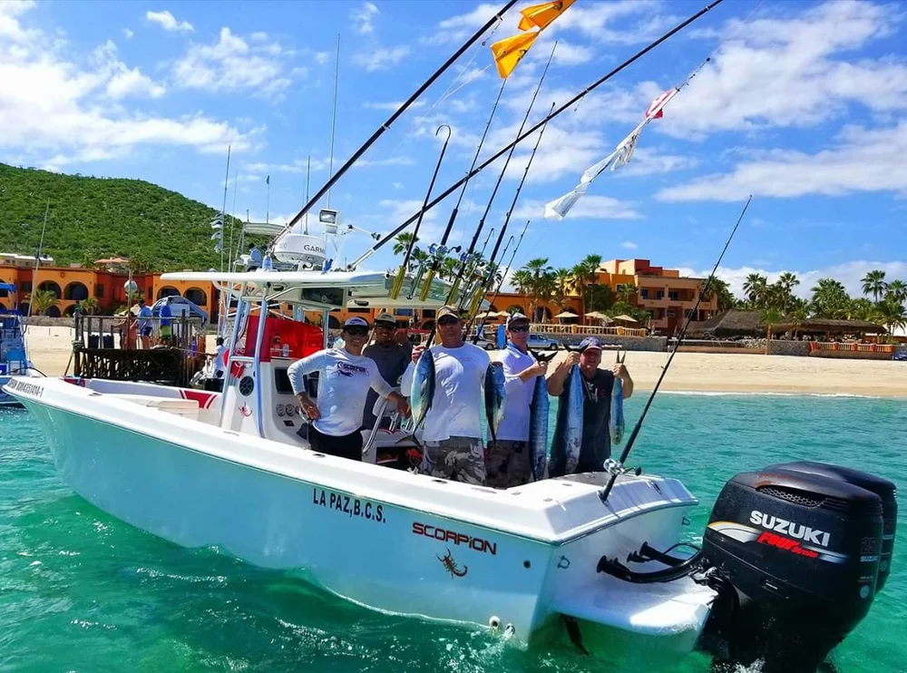 Scorpion sportfishing boat.